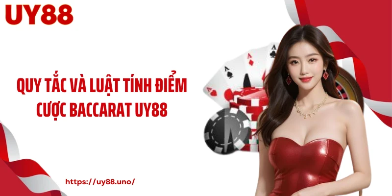 Quy tắc và luật tính điểm cược baccarat UY88